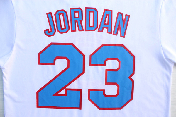 Maillot Manche Courte Tune Squad Jordan 23 Blanc
